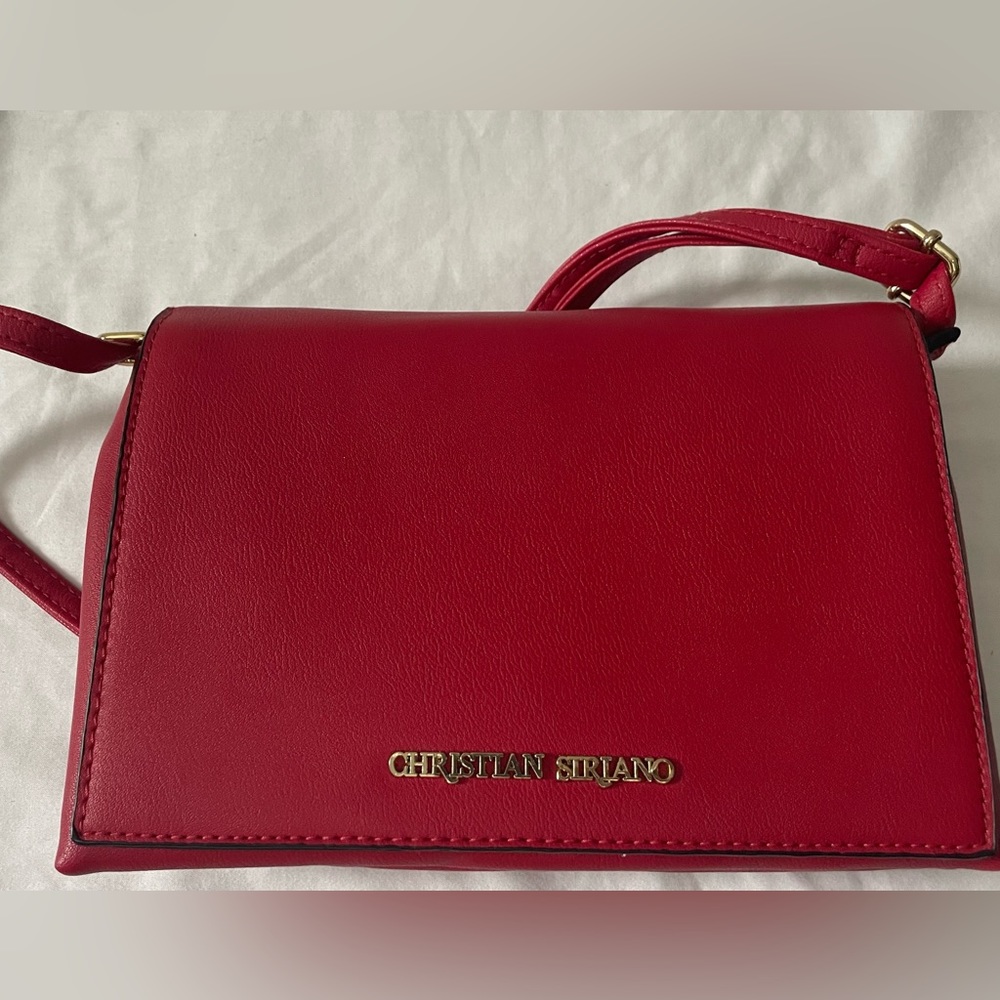 Christian Siriano Red Bag